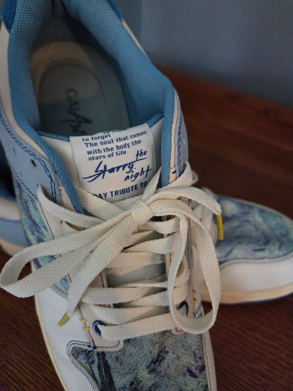 Galartsy Van Gogh Starry Night Low Top Sneakers Unisex Fit Men’s 13 - Picture 6 of 11